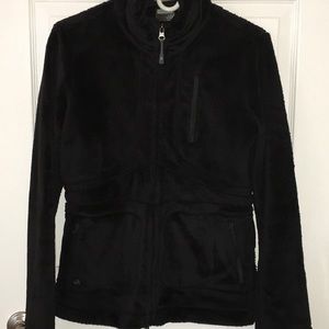 Athleta black fleece jacket